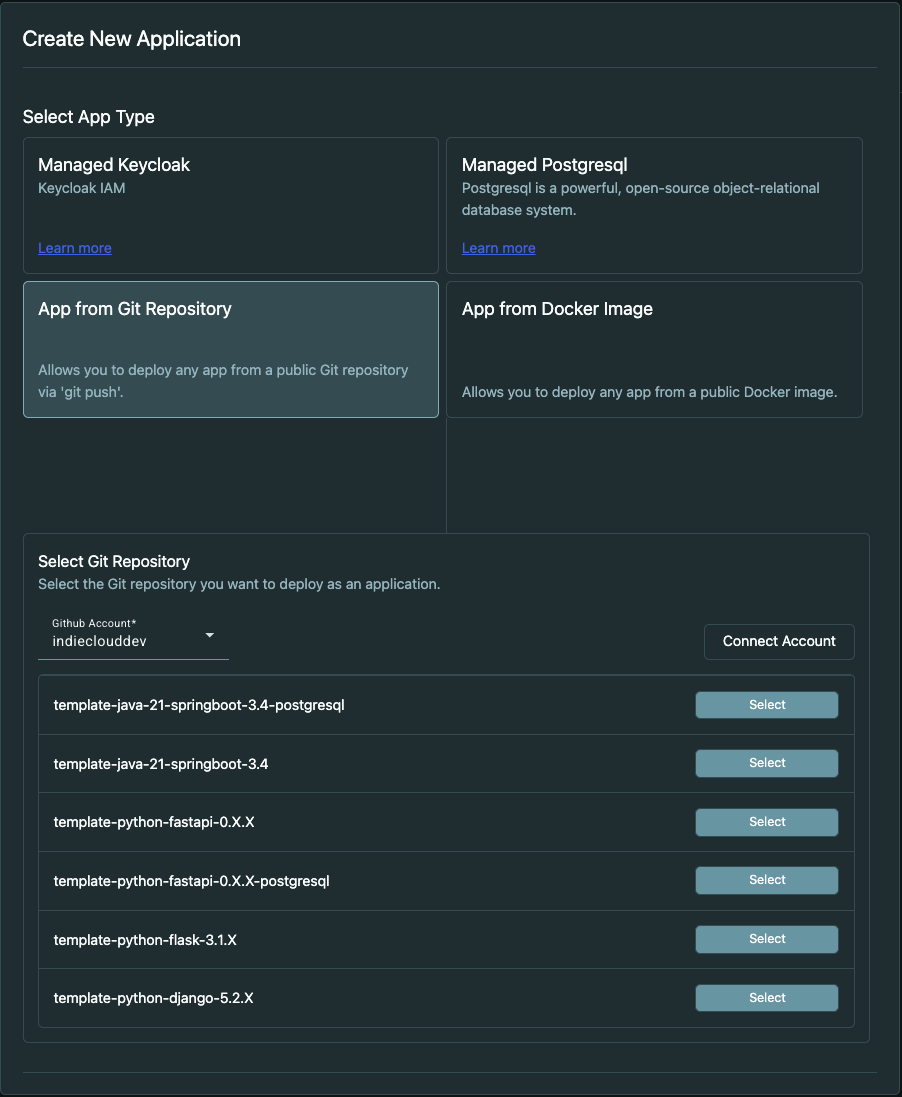 Connect Github-Repository